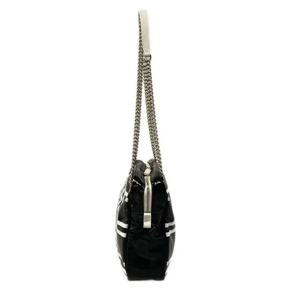 Chanel Shoulder Bag Black White